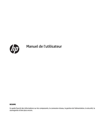 HP t540 Thin Client Manuel utilisateur | Fixfr