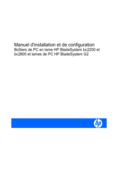 HP BladeSystem bc2200 Blade PC Guide d'installation