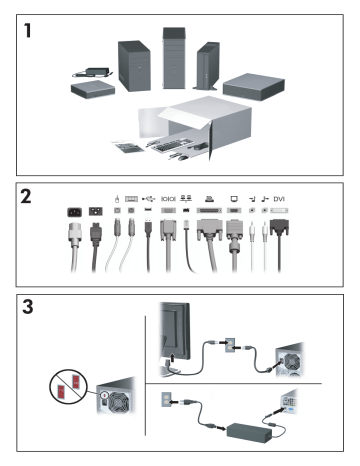 Compaq dc5850 Microtower PC | Compaq dc5800 Small Form Factor PC | Compaq dc5800 Microtower PC | Guide de démarrage rapide | HP Compaq dc5850 Small Form Factor PC Manuel utilisateur | Fixfr