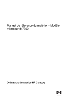 HP Compaq dx7300 Microtower PC Guide de référence