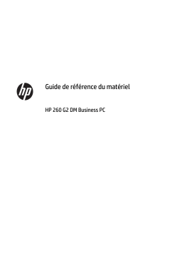 HP 260 G2 Desktop Mini PC Guide de référence