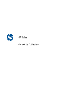 HP Mini 100e Education Edition Manuel utilisateur