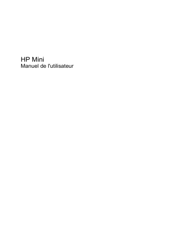 HP Mini 1103 Manuel utilisateur | Fixfr