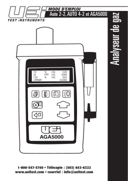 UEi Test Instruments AGA5000 Manuel utilisateur