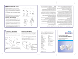 Dascom 7010/7010R Guide de démarrage rapide