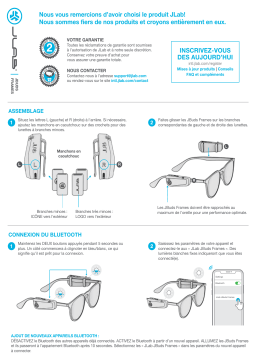 Jlab Audio JBuds Frames Manuel du propriétaire