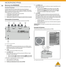 Behringer PP400 DJ Equipment Manuel du propriétaire