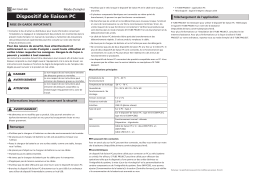 Shimano SM-PCE02 Dispositif de raccordement au PC Manuel utilisateur