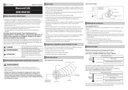 Shimano EW-RS910 Jonction-A Manuel utilisateur