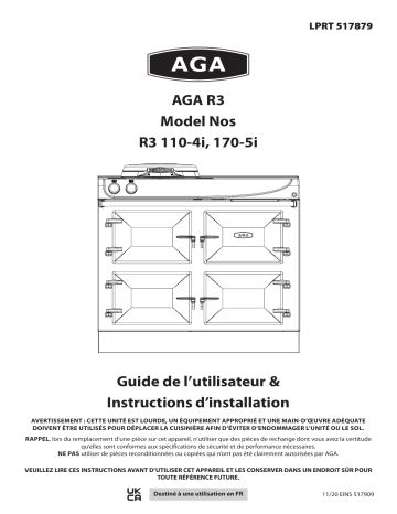 AGA R3 110-4i 170-5i FR Manuel du propriétaire | Fixfr