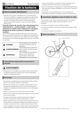 Shimano SM-BTC1 Logement de la batterie Manuel utilisateur