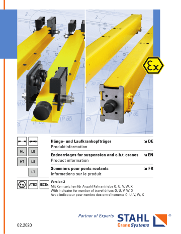 STAHL CraneSystems Endcarriages For Suspension and O.H.T Cranes Information produit | Fixfr
