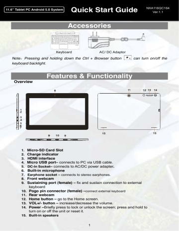 Nextbook Ares 11A Gen 2 Manuel utilisateur | Fixfr