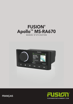 Garmin Fusion MS-RA670, Marine Stereo, OEM Manuel utilisateur
