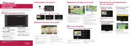 Pioneer AVIC-F550BT Guide de démarrage rapide