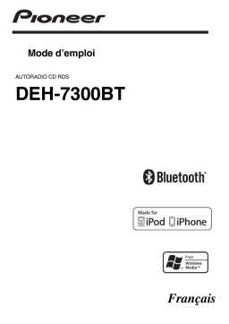 Pioneer DEH-7300BT Manuel utilisateur