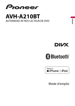 Pioneer AVH-A210BT Manuel utilisateur