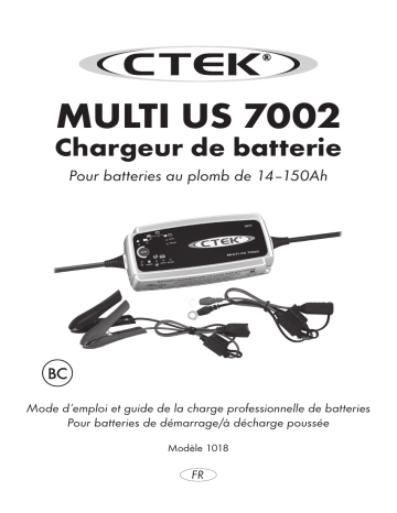 CTEK MULTI US 7002 CA FR Manuel du propriétaire | Fixfr