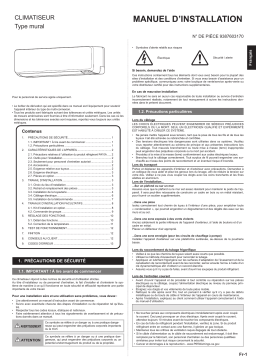 Fujitsu ASUH09LPAS Guide d'installation