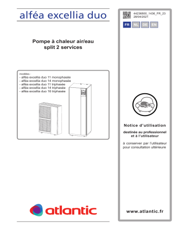 Atlantic ALFEA EXTENSA DUO Manuel du propriétaire | Fixfr