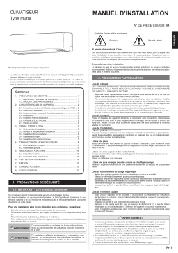 Fujitsu ASUH24LPAS Guide d'installation