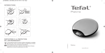 BC1500V0 | BC1500S5 | Tefal BC1500V1 PLATINE Balance de cuisine Manuel utilisateur | Fixfr