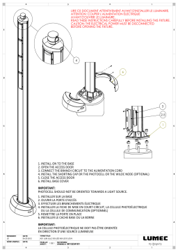 Lumec SoleCity Light Column (ULLC100) Manuel utilisateur