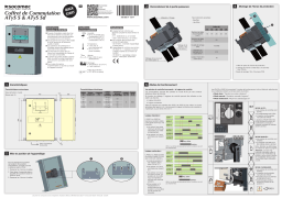 Socomec Enclosed changeover switches Manuel utilisateur