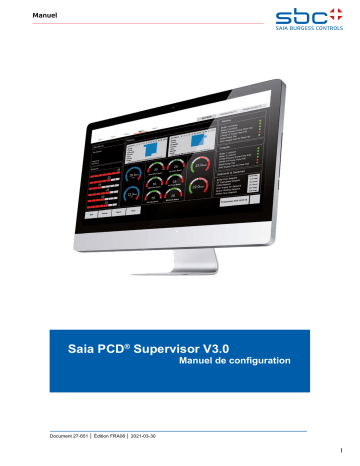 SBC Saia PCD® Supervisor V3.0 Manuel du propriétaire | Fixfr