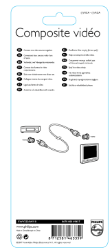 Philips SWV2226W/10 cavo Composite Video Manuel utilisateur