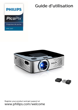 Philips PPX3417W/EU PicoPix Projecteur de poche Manuel utilisateur