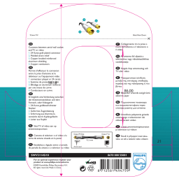 Philips SWV3114S/10 PAL-coaxkabel Manuel utilisateur