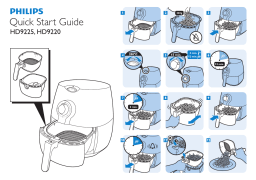 Philips HD9225/50 Viva Collection Airfryer Guide de démarrage rapide