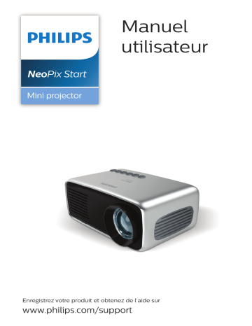 NeoPix Start NPX240 | Manuel du propriétaire | Philips NPX240/INT NeoPix Start Mini-projecteur Manuel utilisateur | Fixfr