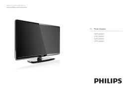 Philips 37PFL8404H/12 TV LCD Manuel utilisateur