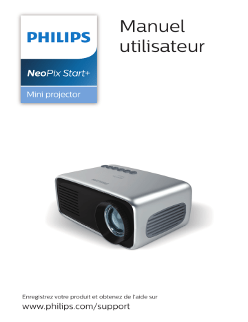 Philips NPX245/INT NeoPix Start+ Mini-projecteur Manuel utilisateur | Fixfr