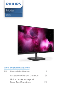 Philips 276C8/01 Moda Moniteur LCD avec USB-C Manuel utilisateur