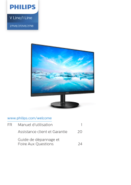 Philips 271V8LA/00 Moniteur LCD Manuel utilisateur