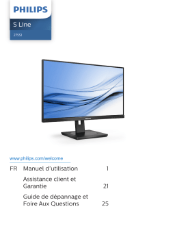 Philips 275S1AE/01 Moniteur LCD Manuel utilisateur