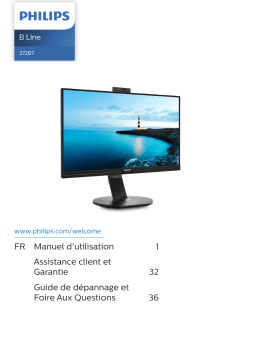 Philips 272B7QUBHEB/00 Moniteur LCD avec port USB-C Manuel utilisateur