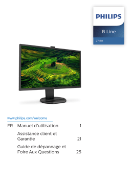 Philips 271B8QJKEB/01 Moniteur LCD Manuel utilisateur