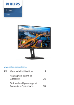 Philips 246B1/00 Moniteur LCD avec USB-C Manuel utilisateur