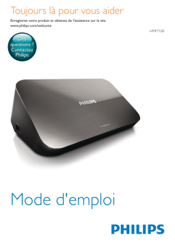 Philips HMP7100/12 LECTEUR MULTIMÉDIA DOMESTIQUE Manuel utilisateur