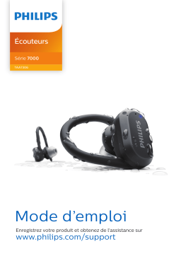 Philips TAA7306BK/00 Casque sport True Wireless Manuel utilisateur