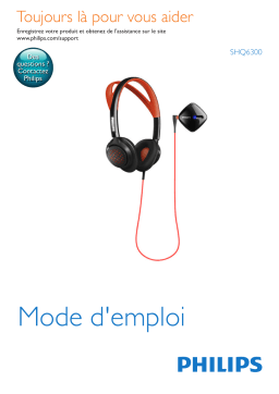 Philips SHQ6300OR/00 Casque sport Bluetooth® Manuel utilisateur