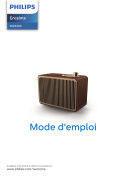 Philips TAVS300/00 Enceinte portable Bluetooth® Manuel utilisateur