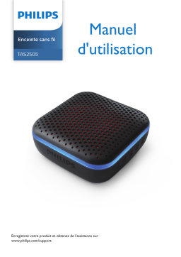 Philips TAS2505B/00 Enceinte sans fil Manuel utilisateur