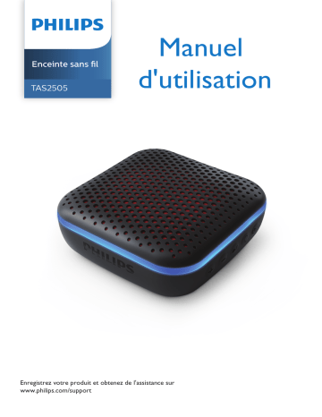 Philips TAS2505B/00 Enceinte sans fil Manuel utilisateur | Fixfr