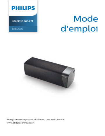 Philips TAS5505/00 Enceinte sans fil Manuel utilisateur | Fixfr