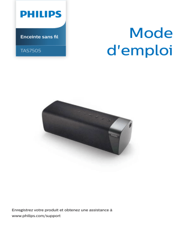 Philips TAS7505/00 Enceinte sans fil Manuel utilisateur | Fixfr